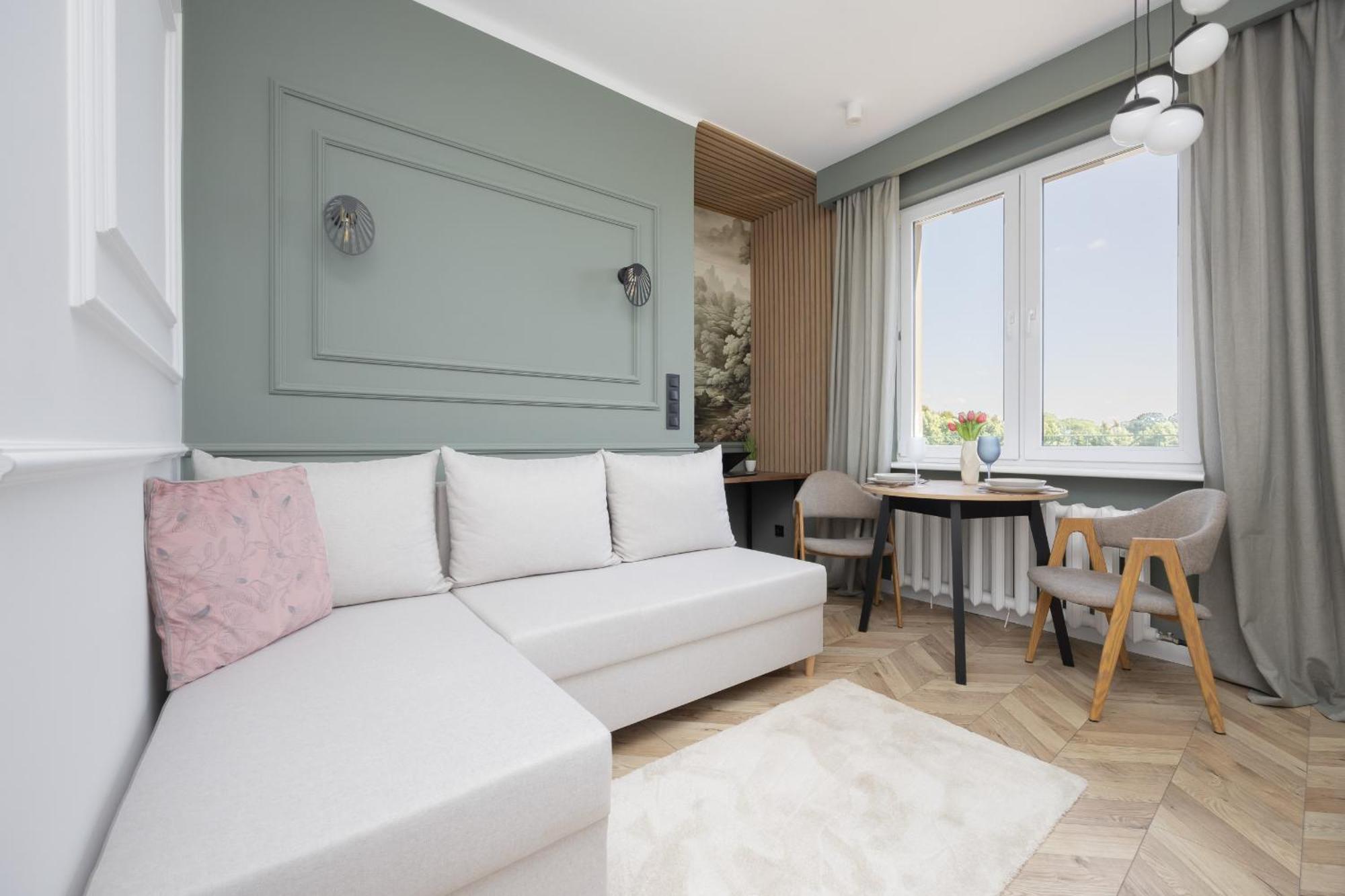 Elegancki Apartament Dla 4 Osob W Warszawie By Noclegi Renters Warszawa Eksteriør bilde