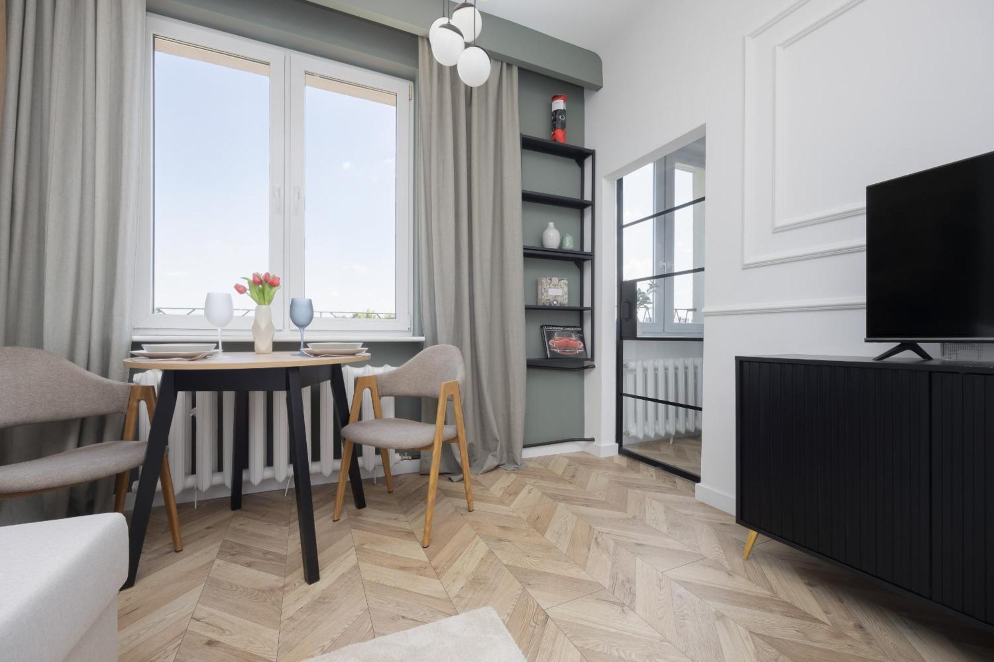 Elegancki Apartament Dla 4 Osob W Warszawie By Noclegi Renters Warszawa Eksteriør bilde